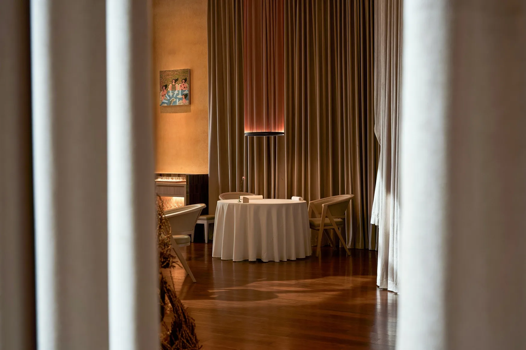 Restaurant interior view